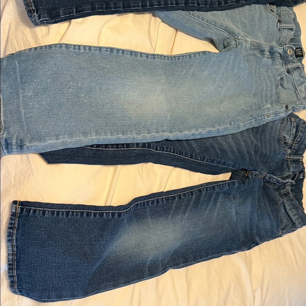GAP Boys Jeans Trio - Dark Blue, Light Blue, Medium Blue - Picture 5 of 5